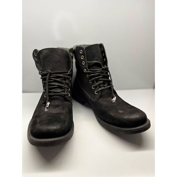 STEVE MADDEN Men’s Black Leather Boots Made In Mexico Pasam 910 Size 11M main image 10